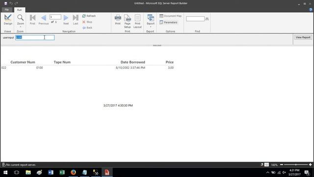 How To Create a Parameter Report in SQL Server Report Builder смотреть онлайн