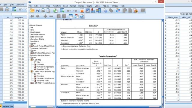 ANOVA Repeated Measures Maximum Likelihood смотреть онлайн