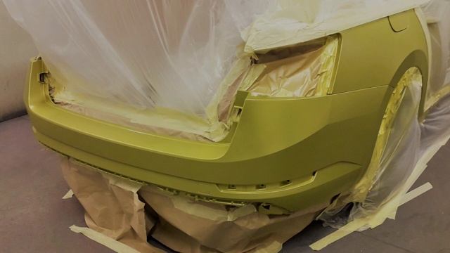 Painting cars - Skoda Octavia - colour name Dragon Skin Met, colour code LF1Y with Glasurit смотреть онлайн