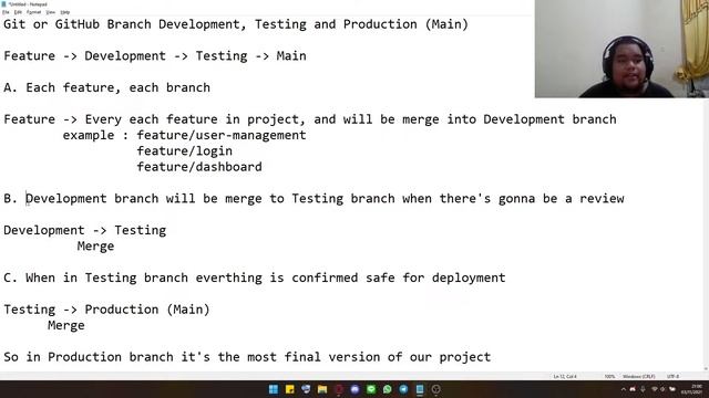 Git or GitHub Branch Development, Testing and Production смотреть онлайн
