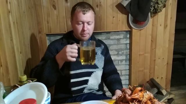 Готовим раков на костре