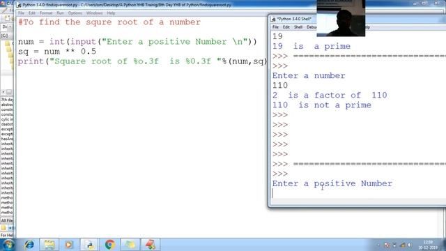 206 Python find square root of number Python Programming Tutorial for beginner to advance with sour смотреть онлайн