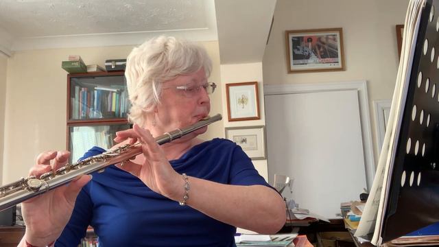 Rabboni. Flute Sonata no 5 in G Played by Jane Anderson-Brown to a slowed accompaniment. смотреть онлайн