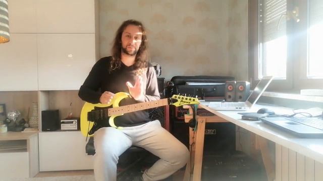 Regulagem do tensor de uma guitarra, violão ou baixo - Manutenção Ibanez RG550DY - Parte 05 смотреть онлайн