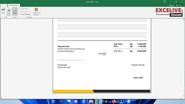 Aplikasi Invoice 2022 + Fitur Merubah Desain Template Faktur Penjualan - Excelive смотреть онлайн