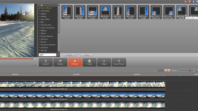How to make a Split Screen video (Picture in Picture effect) - Movavi Video Suite 14 смотреть онлайн