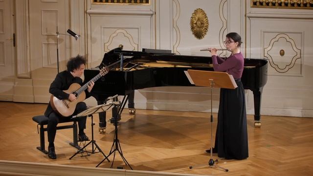 Piazzolla - Histoire Du Tango - Clarissa Böck, flute - Cecilio Perera, guitar смотреть онлайн