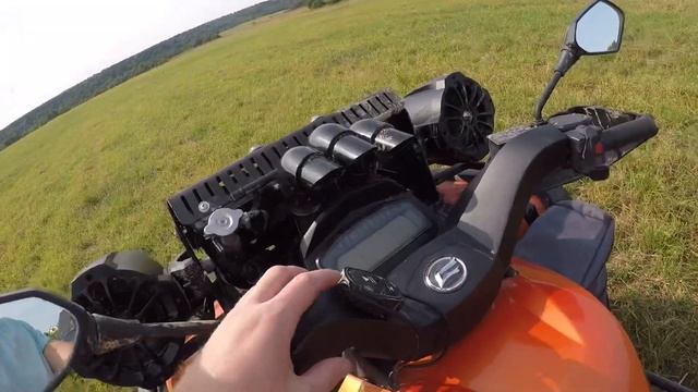 Аудиосистема на квадроцикл. Колонки Boss audio B62ABT, BM650ampbt. смотреть онлайн