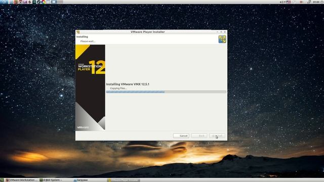 Установка и настройка vmware player 12 в GNU/Linux смотреть онлайн