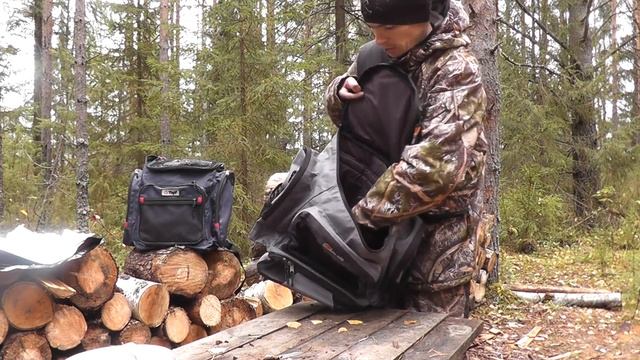 ДОМИК в ЛЕСУ. Осенняя землянка! Осенний ЛЕС. Один В ЛЕСУ! Природа смотреть онлайн