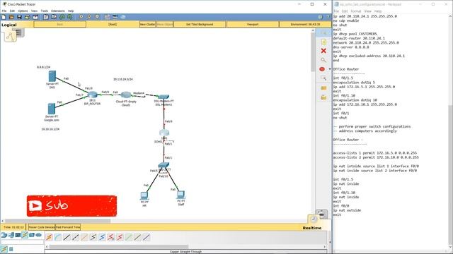 Connecting Cisco Router to DSL Modem with ISP Configurations смотреть онлайн