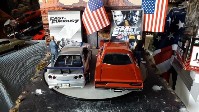 Fast and Furious 2 and 7 Cars 1/18 Die Cast смотреть онлайн