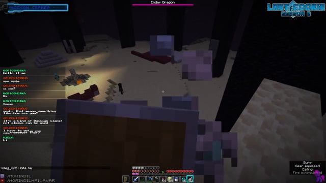 [MINECRAFT] LAST COOKIE Season 2 · Morindil & Oleg_235 fail fighting the Ender Dragon смотреть онлайн