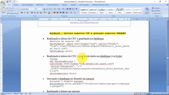 14. Construindo arquivos Parquet a partir de estrutura de arquivos CSV смотреть онлайн