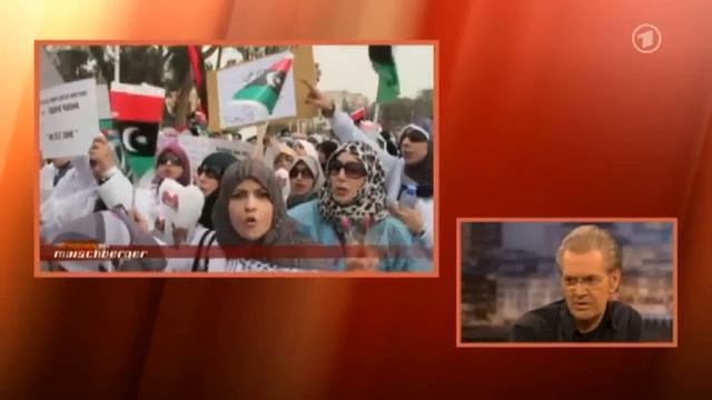 Libyen - Jürgen Todenhöfer ist knapp dem Tod entkommen - Sandra Maischberger (23.03.2011) 1/2 смотреть онлайн