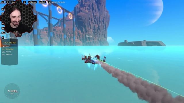 Try Not to SINK! Hovercraft Battle ON WATER! - Trailmakers Multiplayer смотреть онлайн
