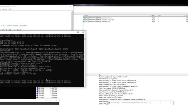 #Python #Kepware 통신 смотреть онлайн