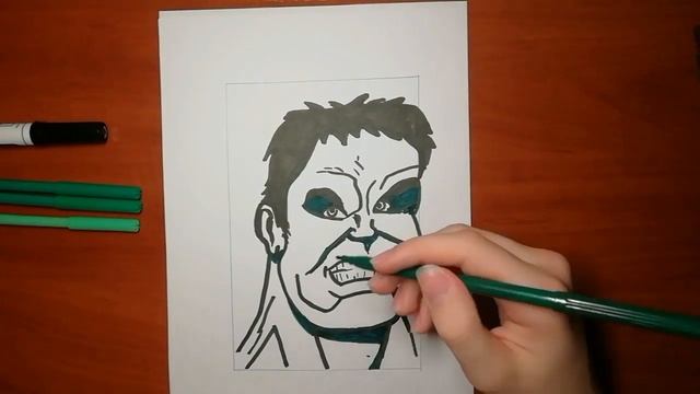 Как за 15 минут нарисовать халка смотреть онлайн
