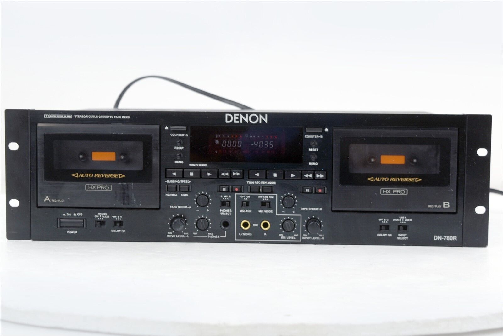 Denon DN-780R Stereo Double Cassette Tape Deck-ЯПОНИЯ.