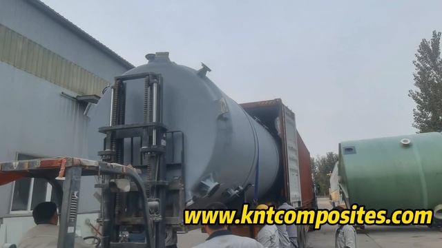 Fiberglass insulation tanks loaded into containers смотреть онлайн
