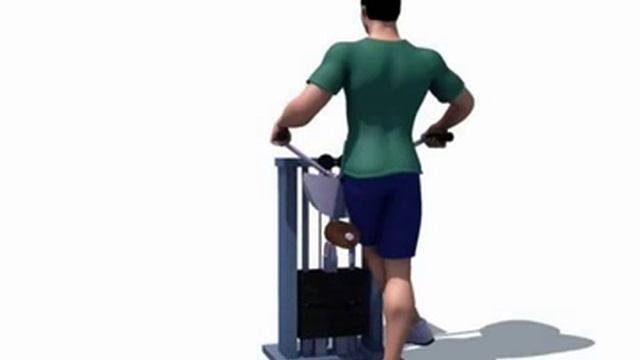Отведение ноги в тренажере стоя смотреть онлайн