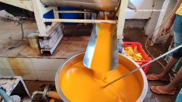 River of Mango Juice | India's Biggest Mango Juice Factory | Indian Street Food смотреть онлайн