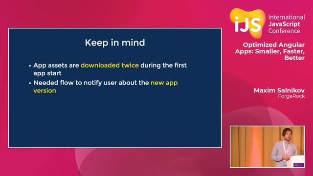 Optimized Angular Apps: Smaller, Faster, Better | Maxim Salnikov | iJS 2018 смотреть онлайн