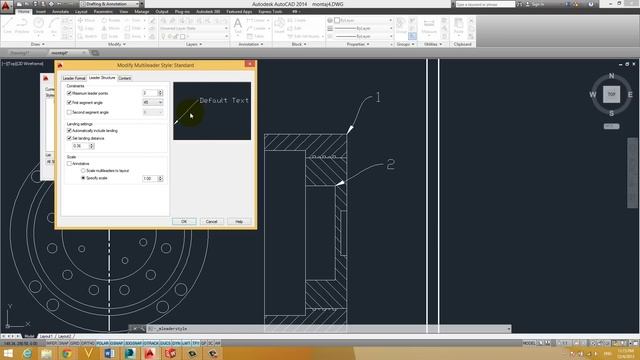 AutoCAD Dersleri #61 | Annotation Paneli - Leaders смотреть онлайн