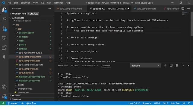 Angular 10 Tutorial #23 - ngClass in Angular | Angular 10 Tutorial For Beginners смотреть онлайн