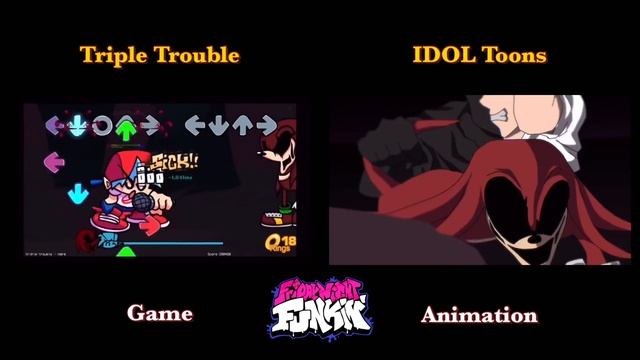 TRIPLE TROUBLE Sonic.exe | GAME x FNF Animation смотреть онлайн