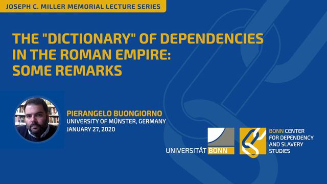 Pierangelo Buongiorno: The "Dictionary" of Dependencies in the Roman Empire: Some Remarks смотреть онлайн