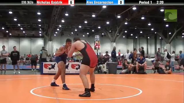Men 120 KG / 264.5 lbs - Nicholas Gajdzik vs. Alex Encarnacion смотреть онлайн