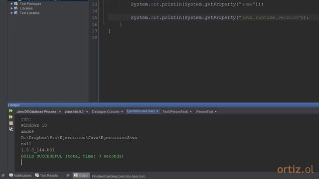 Java - Ejercicio 36: Obtener el Valor de una Propiedad de Sistema смотреть онлайн