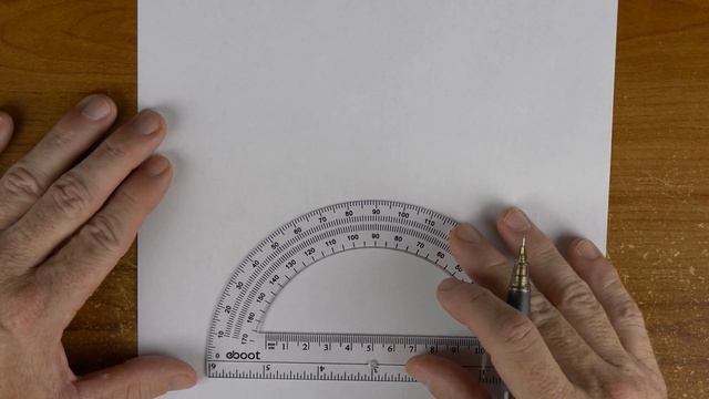 How To Use A Protractor To Measure And Draw Angles Explained From The Right And Left Side смотреть онлайн