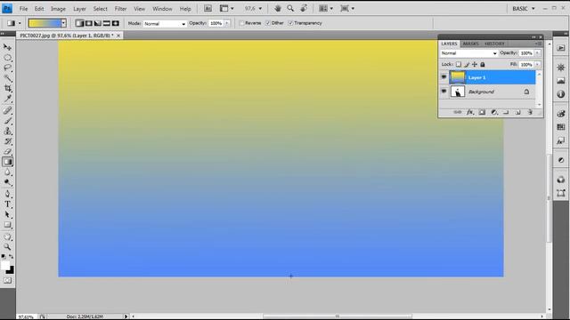 До Дня Незалежності. Листівка у Фотошопі.