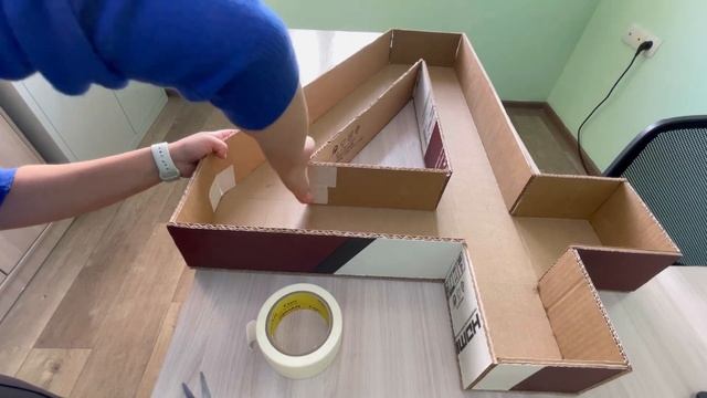 ОЧЕНЬ КРАСИВАЯ ОБЪЕМНАЯ ЦИФРА 4 | СВОИМИ РУКАМИ ИЗ КАРТОНА смотреть онлайн