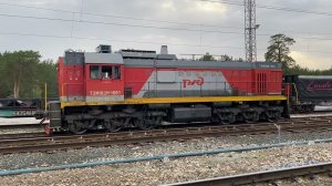 Звук запуска дизеля ТЭМ18ДМ-1883
