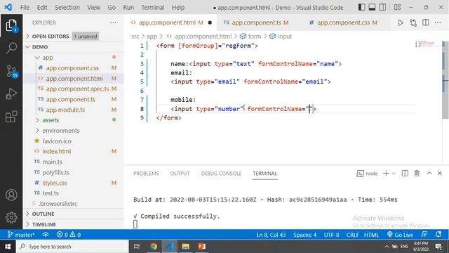 Form builder in angular | Angular form builder in Telugu | Reactive Forms in angular | Angular смотреть онлайн