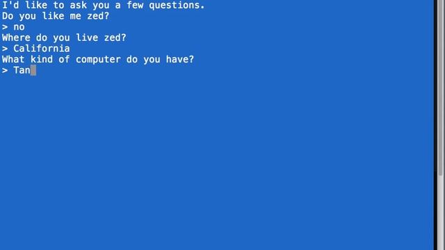 笨办法学python(中文字幕) _Ex14 смотреть онлайн