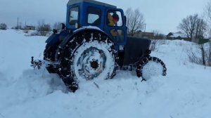 Испытание Т-40 в зимних условиях