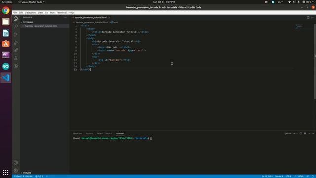 Barcode Generator In JavaScript смотреть онлайн