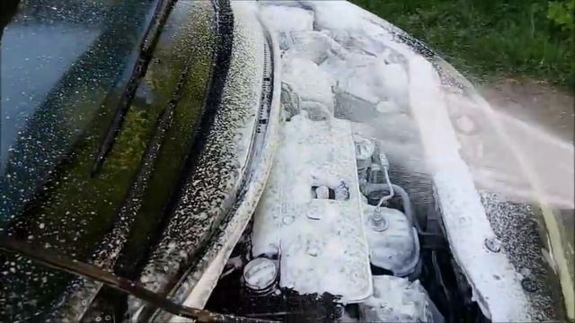 Honda civic 5D - мойка подкапотного и кузова керхером! смотреть онлайн