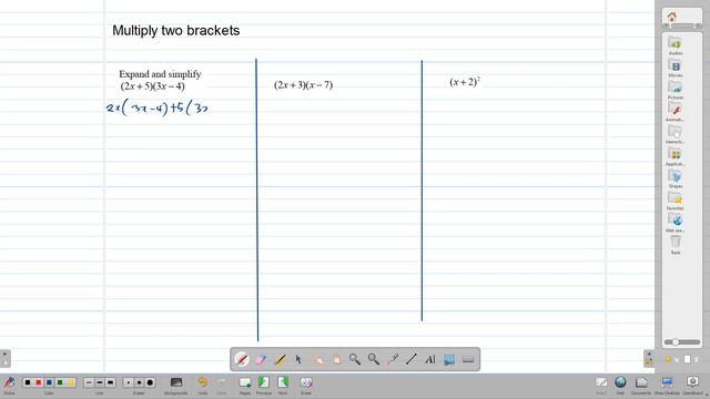 Simplifying Algebraic Expressions