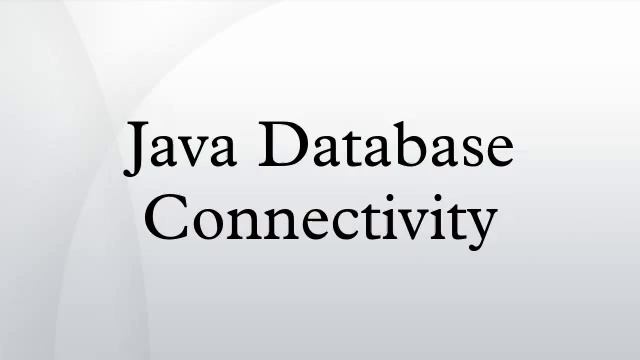 Java Database Connectivity смотреть онлайн
