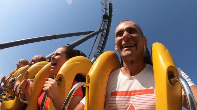 Испания. Порт Авентура. БЕЗУМНО СТРАШНЫЕ АТТРАКЦИОНЫ Шамбала и Красный Дракон. Ferari Land. Салоу смотреть онлайн