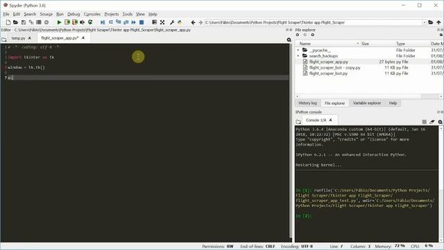 Tkinter Tutorial pt.1 - Creating interface for a webscraper bot смотреть онлайн