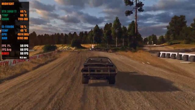 Wreckfest | RTX 3060 Ti | i5-11600k | 4K/60 Gameplay смотреть онлайн