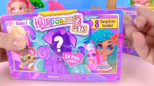 Фотосессия девочек HAIRDORABLES и питомцев для Инстаграм - Мультик с игрушками! смотреть онлайн