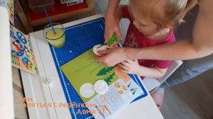 Весенняя бюджетная поделка/Одуванчики из ватных дисков/Мастерская от семи гномов/Поделка из ватных