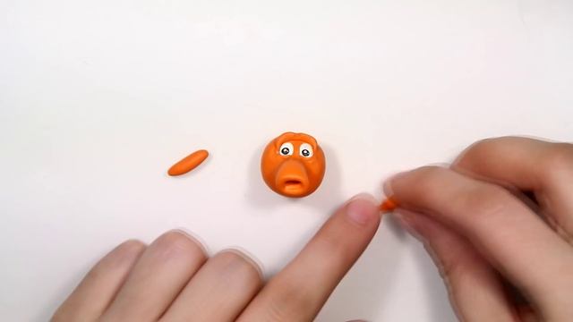 Мастер-класс: Оранжевый Кьюберт из полимерной глины FIMO kids \ Q*bert - polymer clay tutorial смотреть онлайн